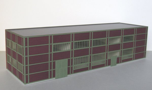 Art.-Nr. H902: Kohlenzechen-Gebäude Zeche Lohberg, Stahlfachwerk grün, NEUHEIT